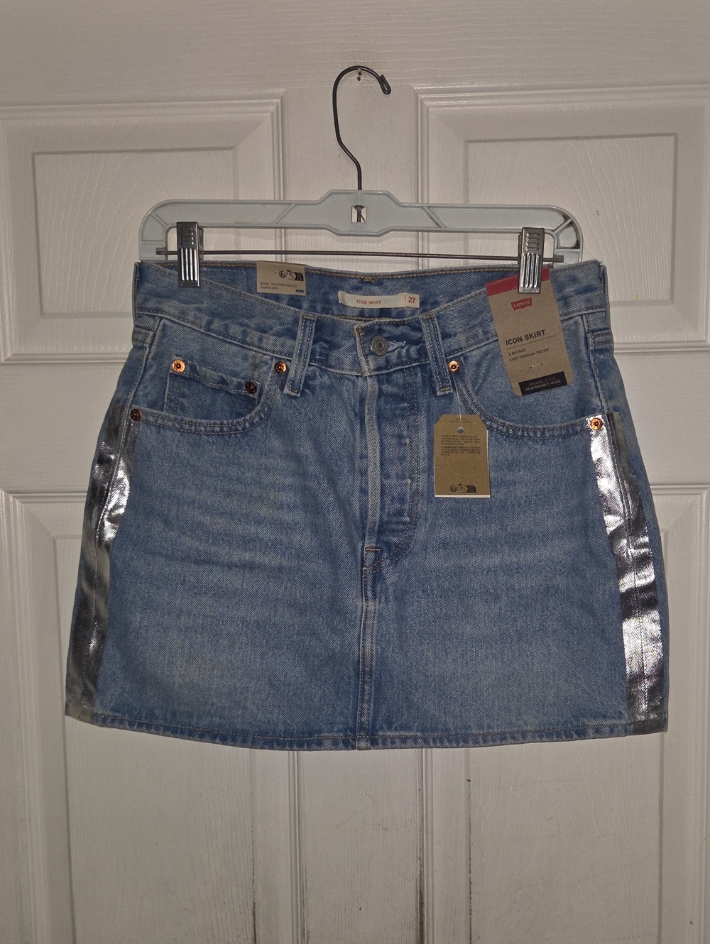 Levi’s Icon Skirt mid rise jean skirt Women 27